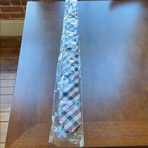 Blue and purple striped tie